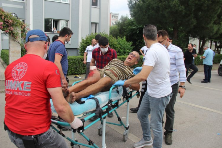 Kocaeli'de bir şahıs emekli polis ile &ccedil;atıştı