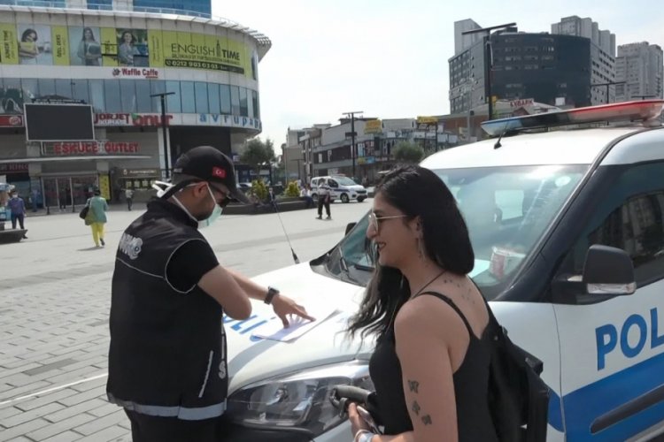 Maske takmamakta ısrar edince ceza yedi