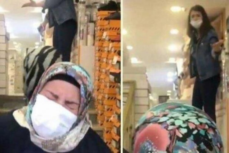 Annesini mağazanın merdivenlerinden itmişti! Kızın ifadesi ortaya &ccedil;ıktı
