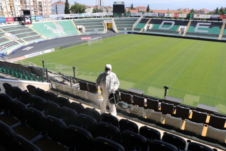 Denizli Atat&uuml;rk Stadı Beşiktaş ma&ccedil;ına hazır