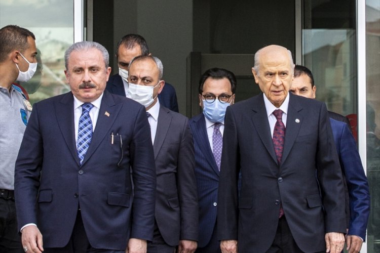 TBMM Başkanı'ndan Devlet Bah&ccedil;eli'ye &ouml;nemli ziyaret