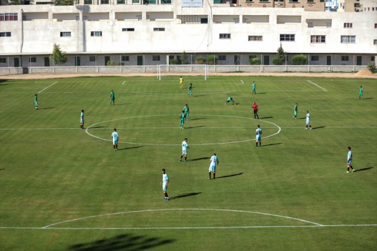 Gazze'de futbol sezonu a&ccedil;ıldı