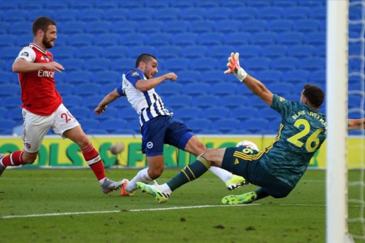 Arsenal, deplasmanda Brighton'a 2-1 yenildi