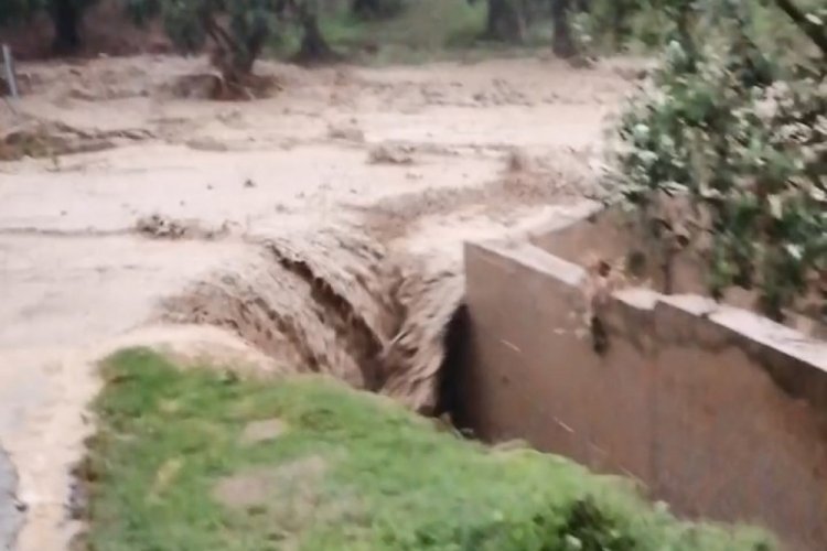 Sel felaketi Bursa İznik il&ccedil;esini de vurdu