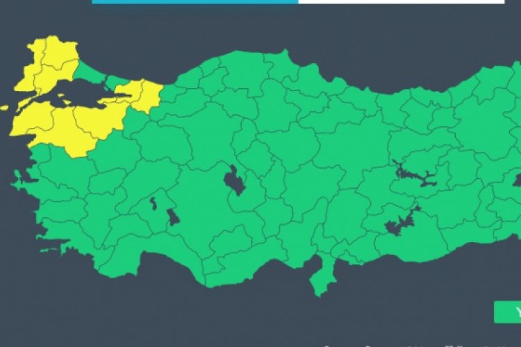 Meteoroloji'den Bursa i&ccedil;in 'sarı' uyarı yapıldı!