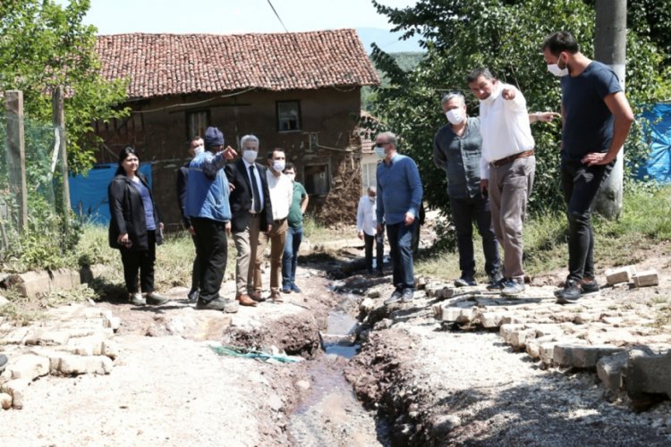 Bursa Nil&uuml;fer Belediye Başkanı Erdem'den ge&ccedil;miş olsun ziyareti