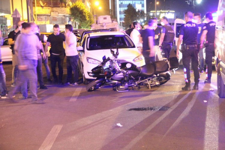 Yunus ekipleri kaza yaptı: 2 polis yaralı