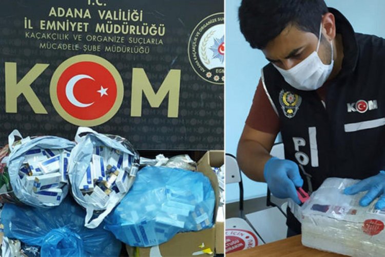 Kargoya verilen paketlerden ka&ccedil;ak sigara ve cep telefonları &ccedil;ıktı