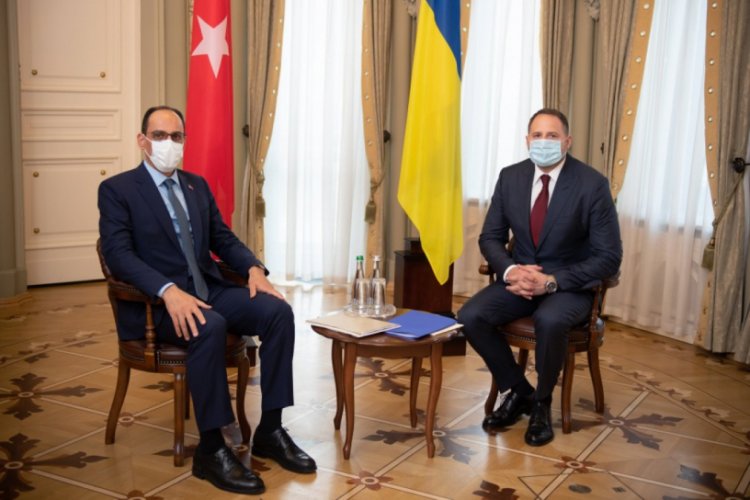 S&ouml;zc&uuml; Kalın Ukrayna'da temaslarda bulundu