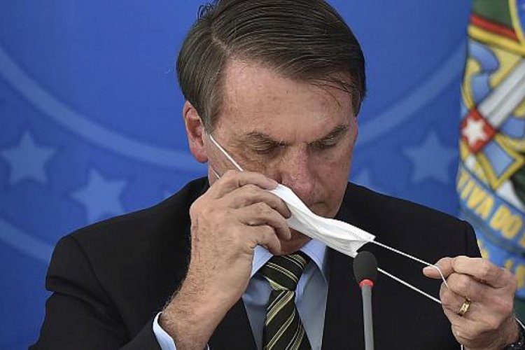 Bolsonaro'ya maske takma zorunluluğu getirildi