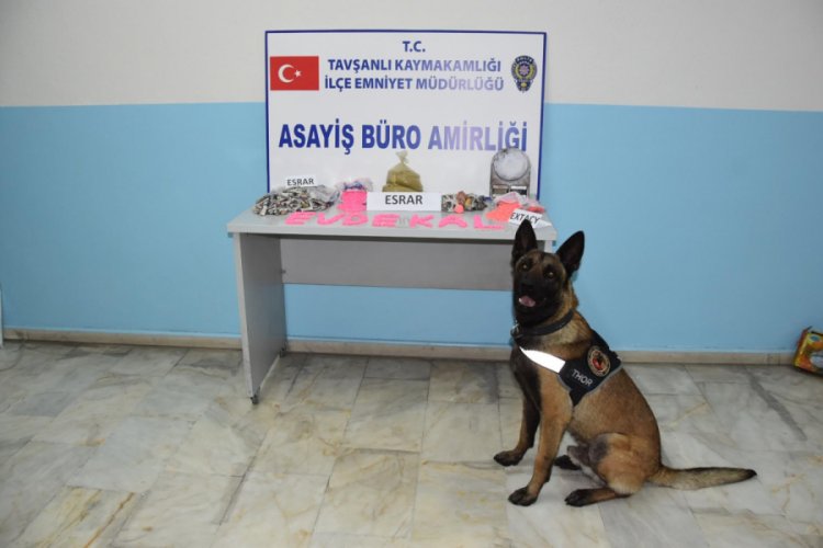 Ele ge&ccedil;irilen uyuşturucu haplarla 'evde kal' mesajı