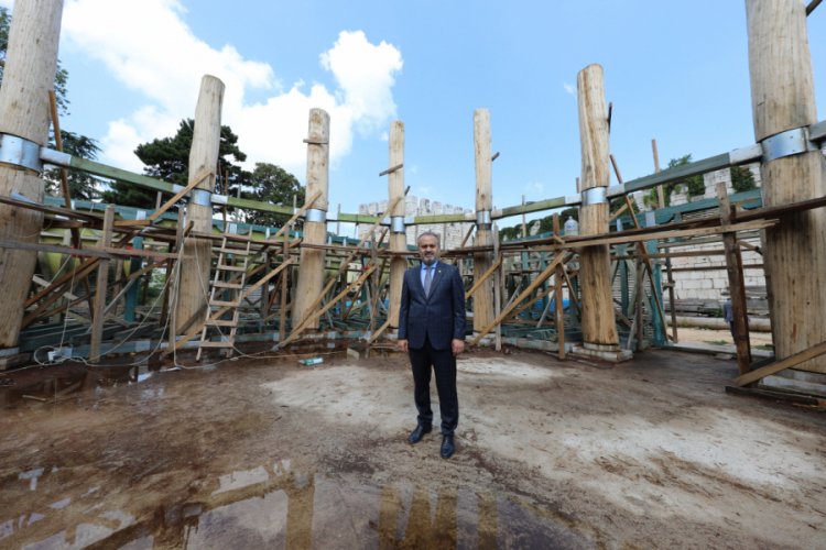 Bursa'da 4 asırlık eser g&uuml;n y&uuml;z&uuml;ne &ccedil;ıkıyor