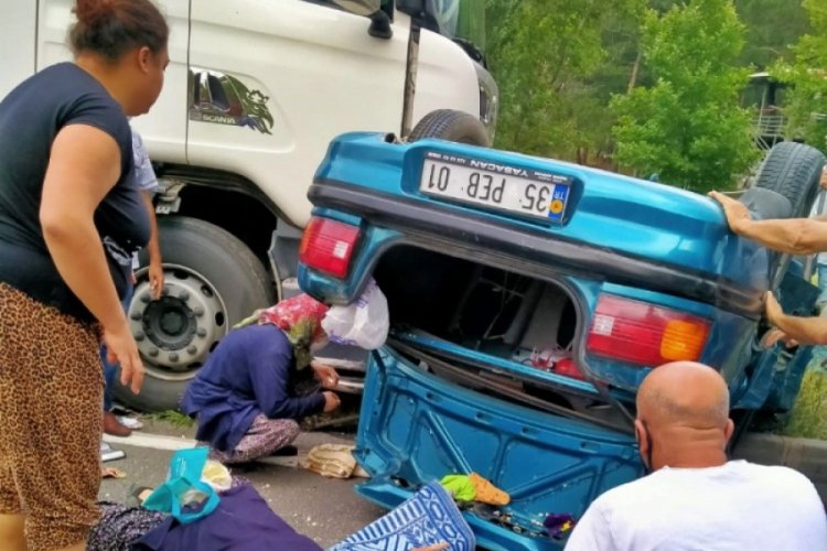 İzmir'de feci kaza: 4 yaralı