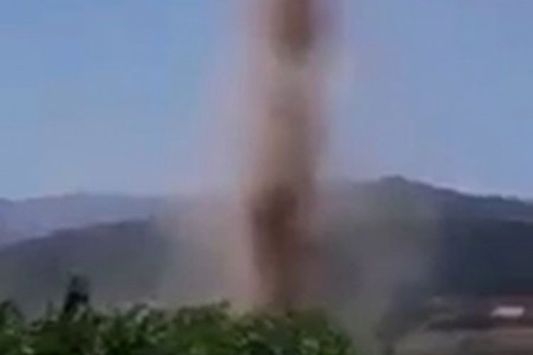 Kahramanmaraş'ta hortum korkuttu
