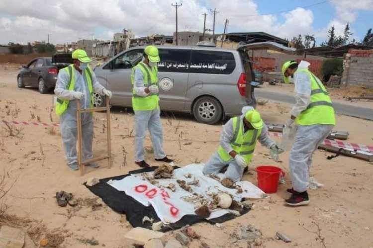 Libya ordusu, Ain Zara Hafter'den kurtarılan b&ouml;lgede 3 ceset buldu