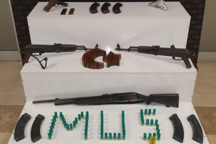 Muş'ta silah ve m&uuml;himmat ele ge&ccedil;irildi