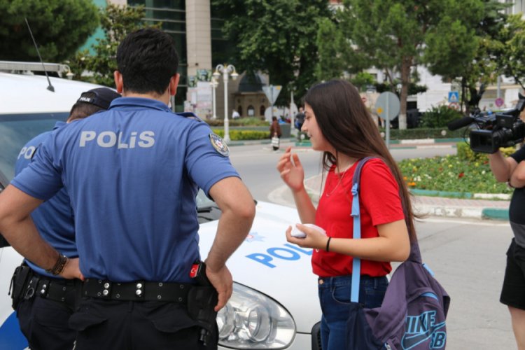 Bursa Gemlik'te maske takmayanlara ceza yağdı