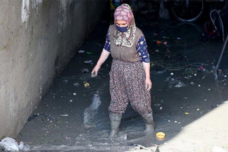 "Konut inşası i&ccedil;in dere yatağının y&ouml;n&uuml; değiştirilmiş"
