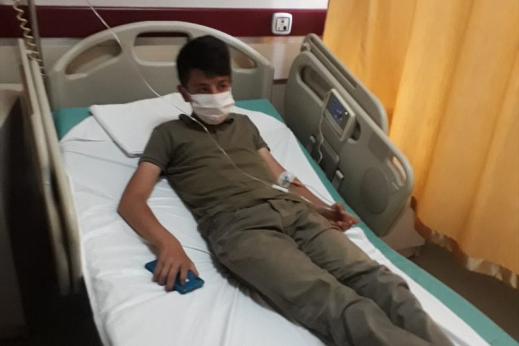 Yılanın ısırdığı &ccedil;ocuk tedavi altına alındı