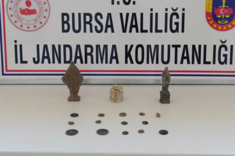 Bursa'da tarihi eser operasyonu: 2 şüpheli yakalandı