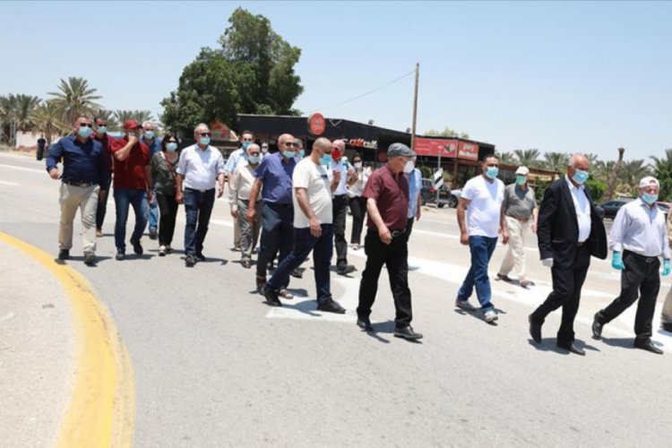 İsrailliler ile Filistinliler, Tel Aviv'in ilhak planını protesto etti