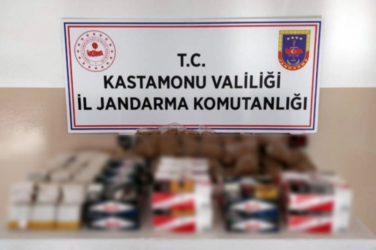 Kastamonu'da ka&ccedil;ak sigara operasyonu