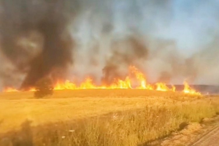 G&uuml;vercin alev topuna d&ouml;nd&uuml;, &ccedil;ift&ccedil;iler felaketi yaşadı