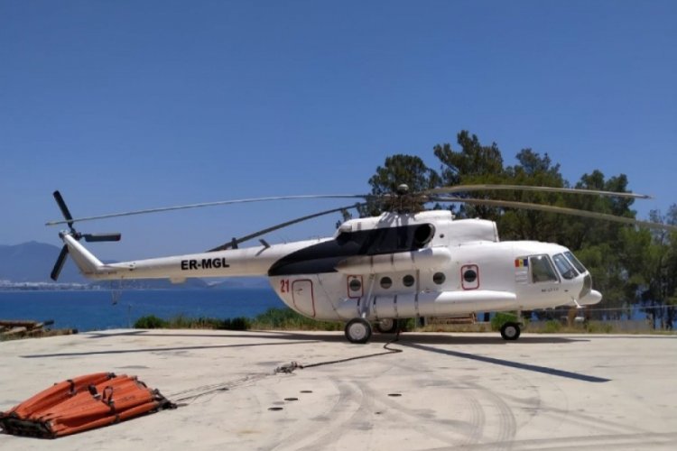 Türkiye'den KKTCye yangın helikopteri