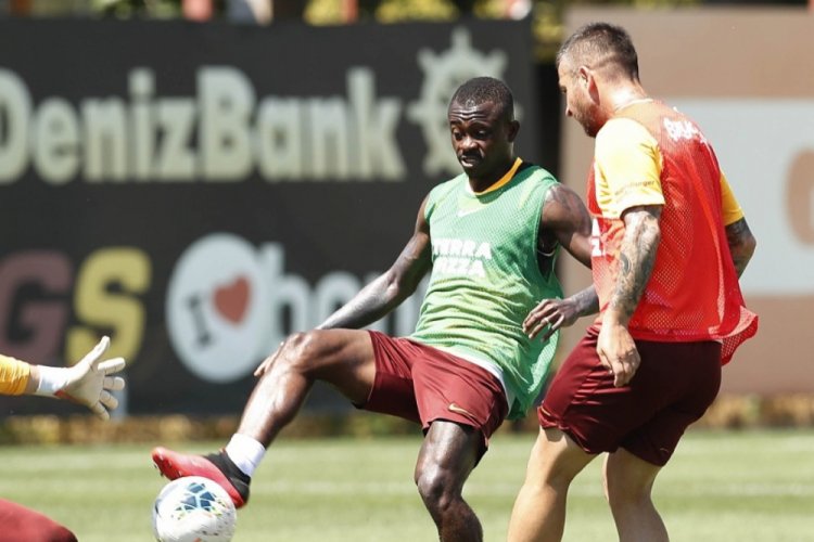 Galatasaray'da Marcao takımla &ccedil;alıştı