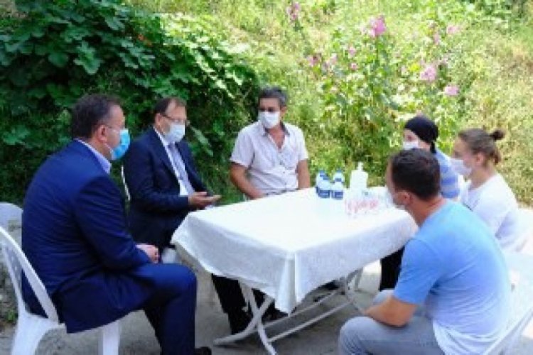 Bursa'da şehit ailesine anlamlı ziyaret