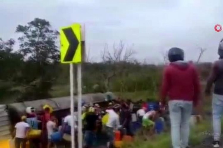 Kolombiya'da petrol tankeri patladı: 7 &ouml;l&uuml;, 40 yaralı