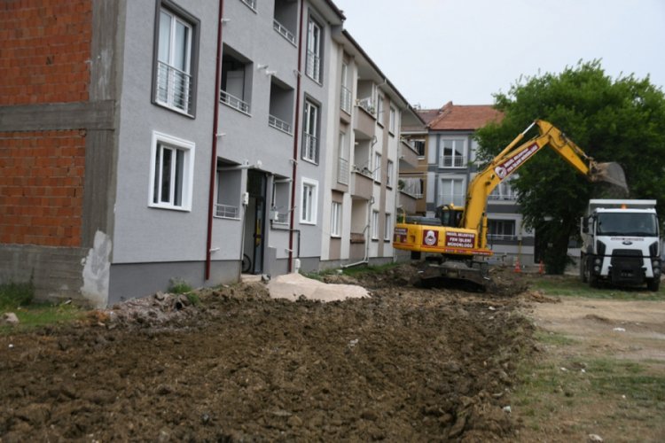 Bursa Mesudiye Mahallesinde 200 metre uzunluğunda yol a&ccedil;ılıyor