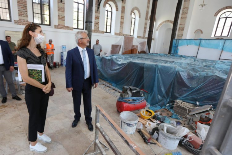 Bursa G&ouml;lyazı K&uuml;lt&uuml;revi onarılıyor