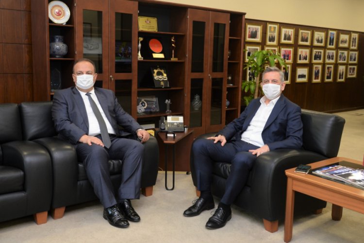 Bursa Valisi Canbolat'tan BTSO'ya ziyaret