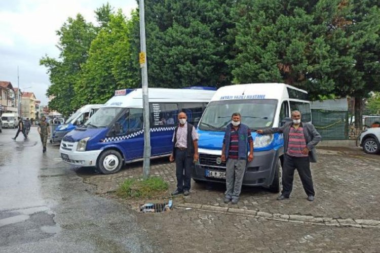 Sakarya'da dolmuşta maske takmayan yolcu hakkında soruşturma başlatıldı