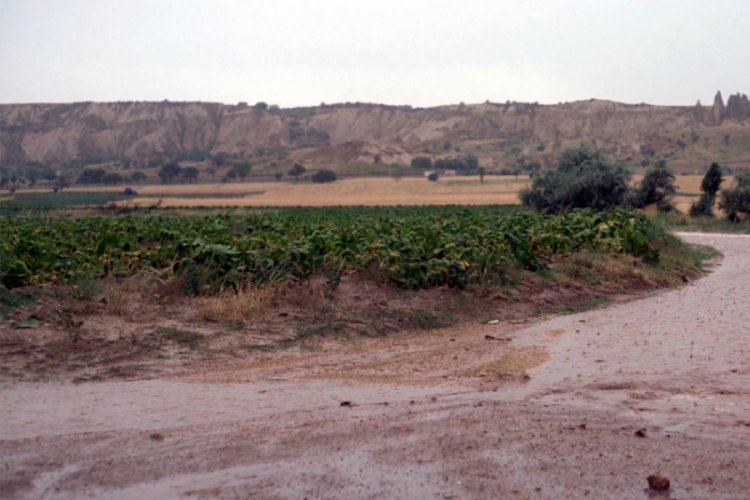 Nevşehir'de sağanak, sele neden oldu