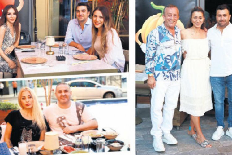 Havuz başında g&ouml;rkemli a&ccedil;ılış