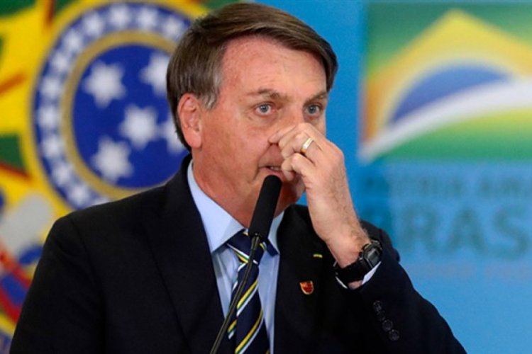 Gazeteciler, maskesini &ccedil;ıkaran Bolsonaro'ya dava a&ccedil;acak