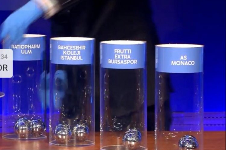 İşte Frutti Extra Bursaspor'un Euro Cup'taki rakipleri...
