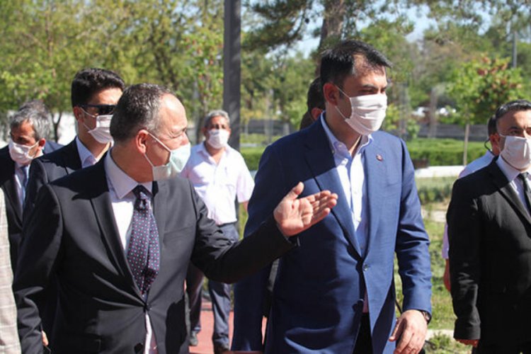Bakan Kurum, Halifeli İ&ccedil;me Suyu Tesisi'nin a&ccedil;ılışını yaptı