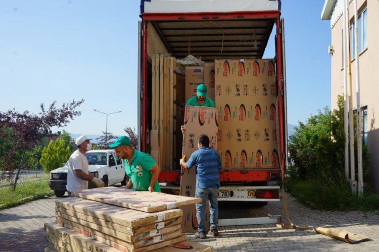 Sel mağduru 60 ailenin mobilyası Bursa İneg&ouml;l'den