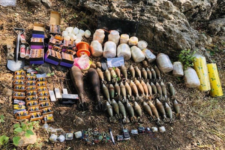 MSB: Pen&ccedil;e Kaplan Operasyonu'nda &ccedil;ok sayıda silah ve m&uuml;himmat imha edildi
