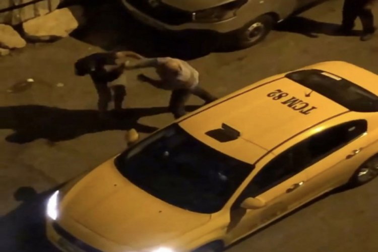 Taksici ter&ouml;r&uuml; kameralara yansıdı