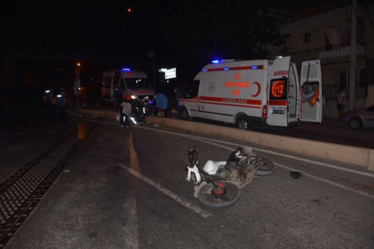 Polisten ka&ccedil;arken kaza yaptı: 2 yaralı