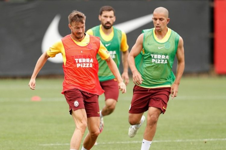 Galatasaray'da G&ouml;ztepe ma&ccedil;ının hazırlıkları s&uuml;r&uuml;yor