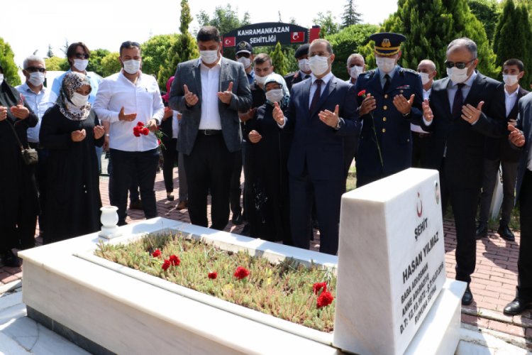 15 Temmuz'da 9 şehit veren sembol il&ccedil;ede şehitler anıldı