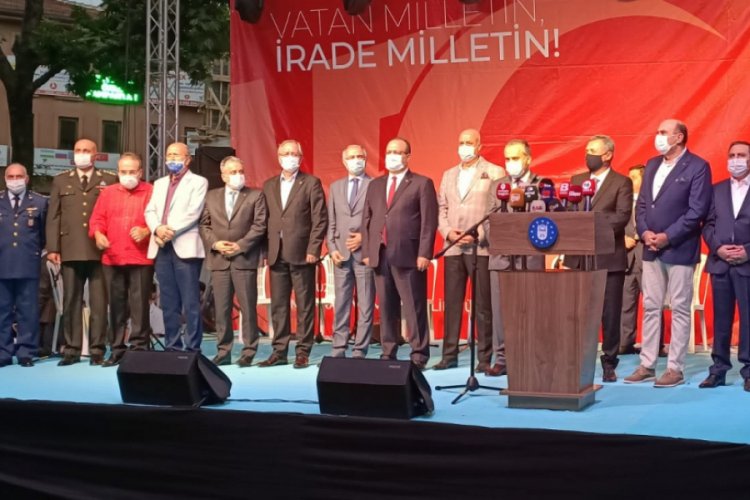 Bursa, 15 Temmuz'da yine tek y&uuml;rek oldu!