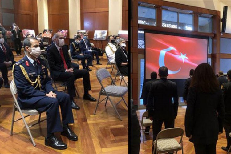 T&uuml;rkiye'nin Washington B&uuml;y&uuml;kel&ccedil;iliği'nde 15 Temmuz anıldı