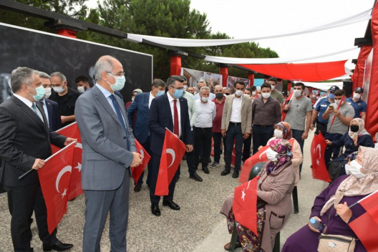 Bursa Yıldırım Belediyesi vatan kahramanlarını andı