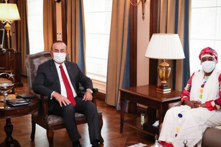 Dışişleri Bakanı &Ccedil;avuşoğlu, Nijer Cumhuriyeti'nin Ankara B&uuml;y&uuml;kel&ccedil;isi Gazibo ile g&ouml;r&uuml;şt&uuml;